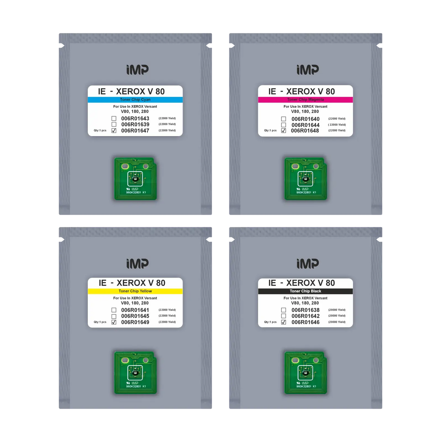 xerox versant 80 set - 006R01646-49