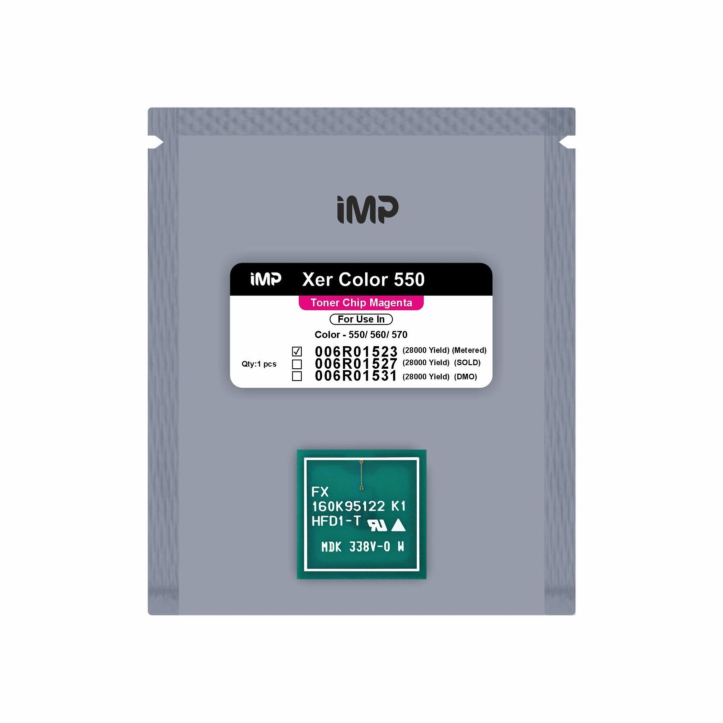 xerox 550 toner chip Magenta 006R01523