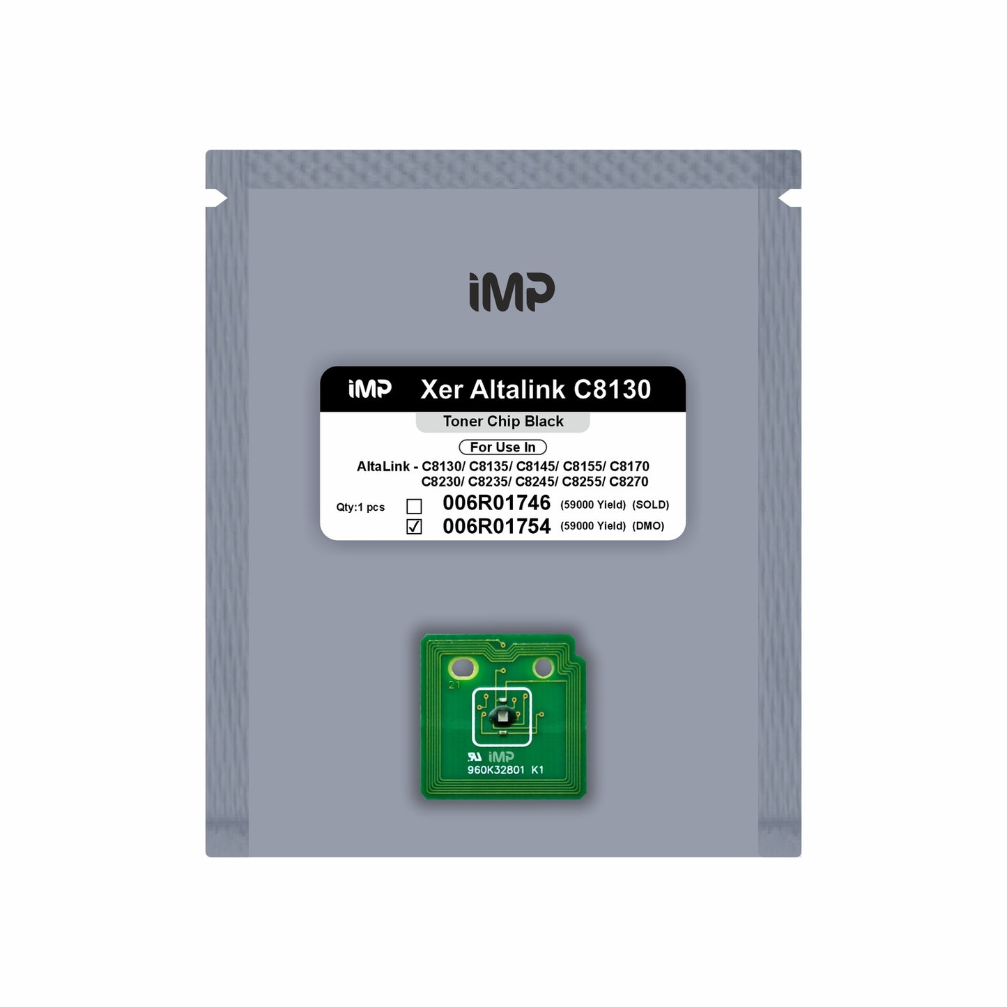 xerox altalink C8130 toner chip Black 006R01754
