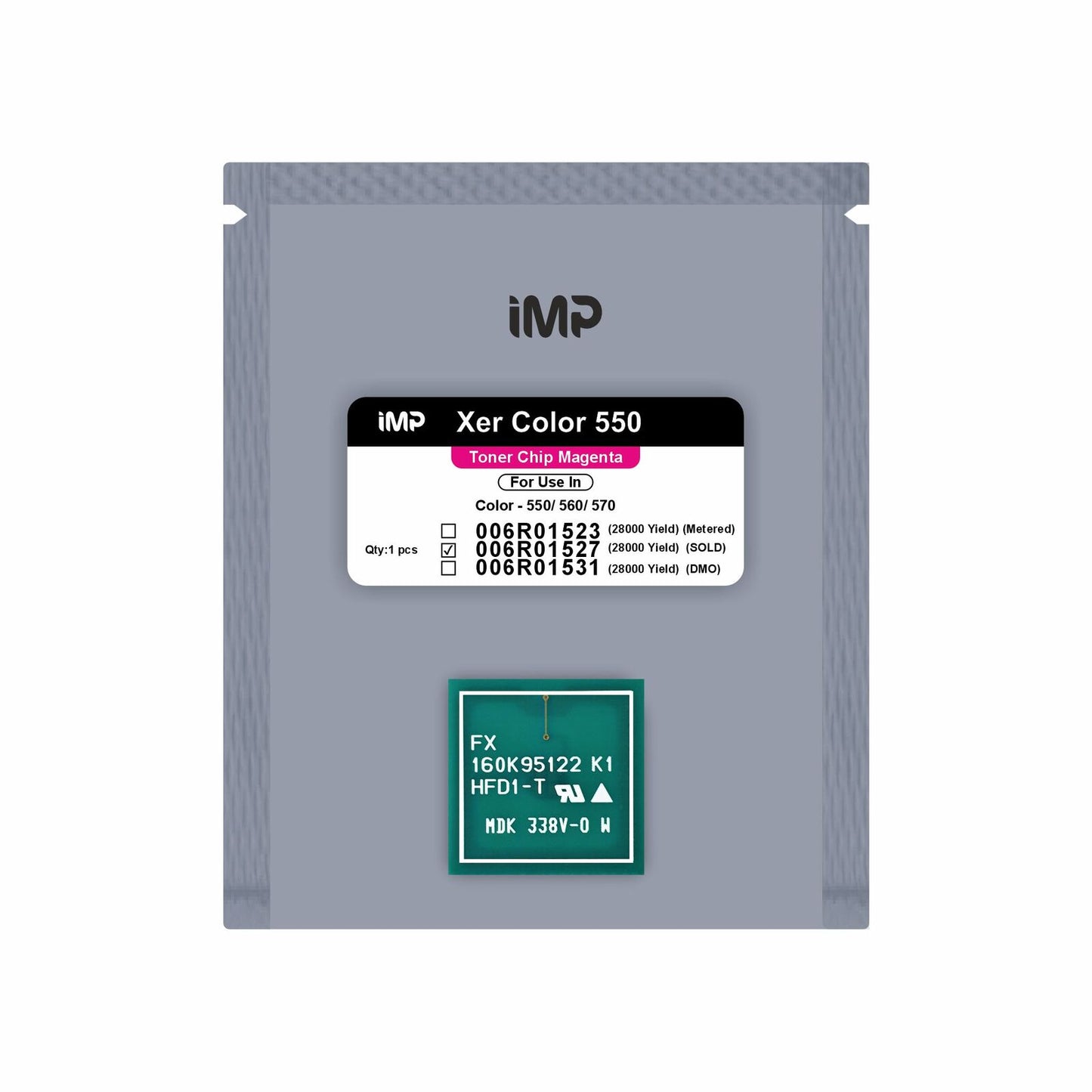 xerox 550 toner chip Magenta 006R01527