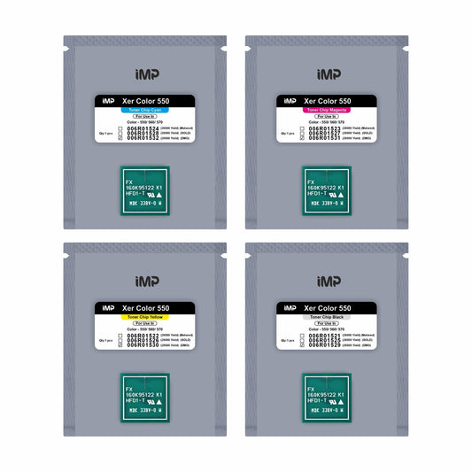 xerox 550 toner chip Set 006R01529-32